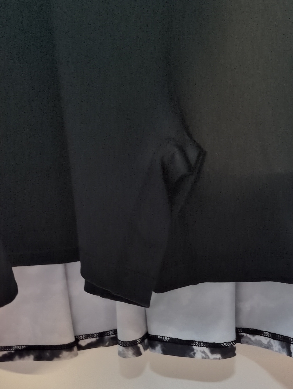 Reel Legends Golf Skort Elastic Waist Black White Marble Print, Size 2XL - Picture 5 of 9